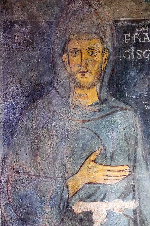 Fresco of St. Francis of Assisi